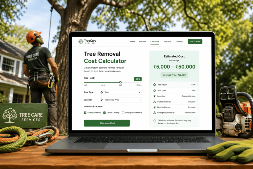 Tree Removal Cost Calculator